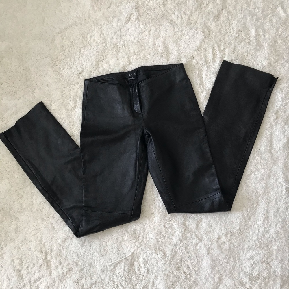 Genuine Black leather pants Arden B